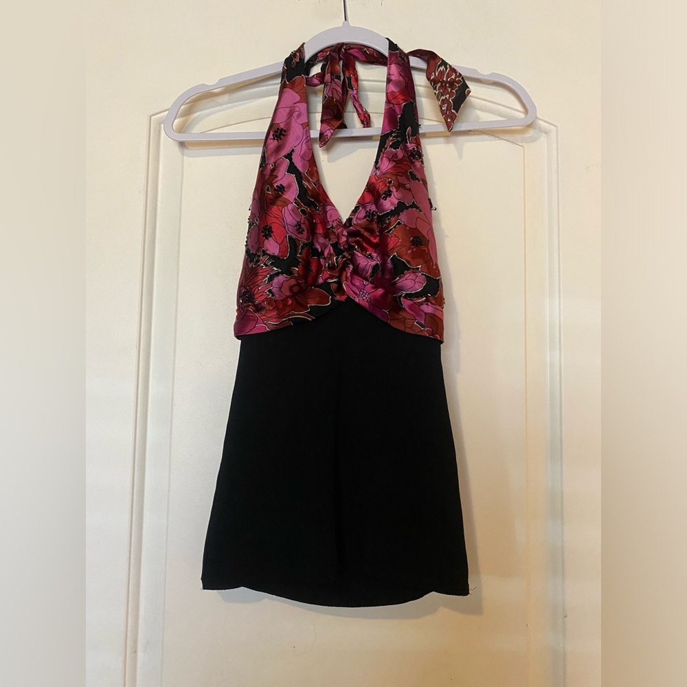 Vintage Cache Beaded Top